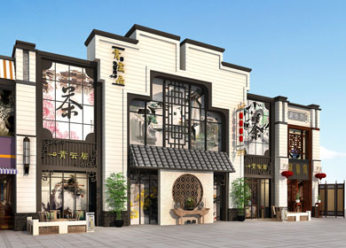 商業(yè)空間│街區(qū)店面設計與施工